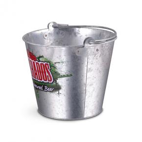 5 qt Galvanized metal ice bucket for beer